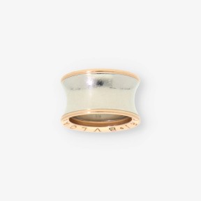 Anillo acero/oro BULGARI