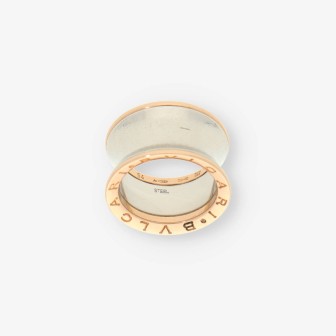 Anillo acero/oro BULGARI