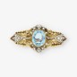 Broche de oro 18kt con diamantes