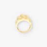 Anillo oro mate y brillo