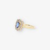 Anillo vintage oro y diamante aÃ±os 40