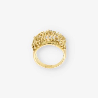 Anillo oro y bri