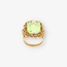Anillo oro y piedra de color