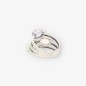 Anillo oro blanco 18kt con brillantes