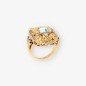 Anillo vintage en oro 18kt con Diamantes