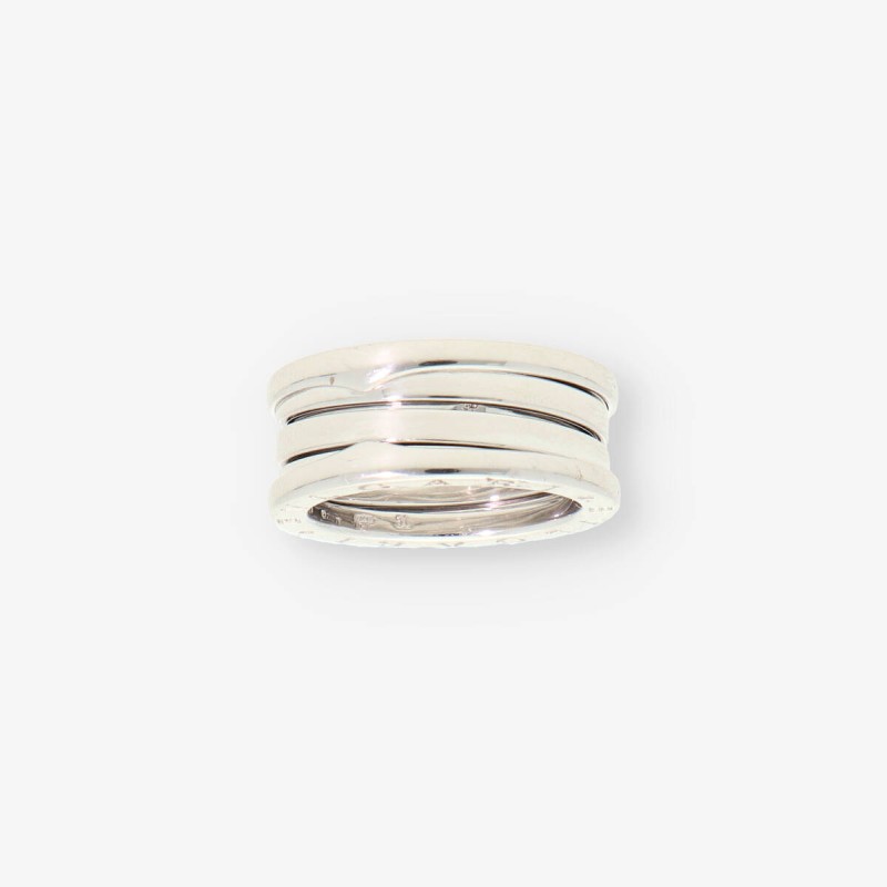 Anillo Bulgari BZero de 3 bandas en oro blanco 18kt