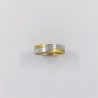 Anillo bicolor en oro 18kt