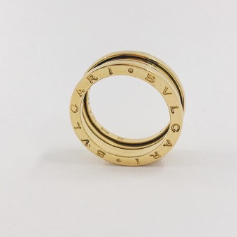 Anillo Bulgari B-Zero de tres bandas en oro 18kt