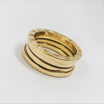 Anillo Bulgari B-Zero de tres bandas en oro 18kt