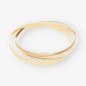 Pulsera esclava tricolor en oro 18kt