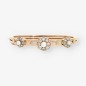 Pulsera esclava vintage oro 18kt con diamantes y perla