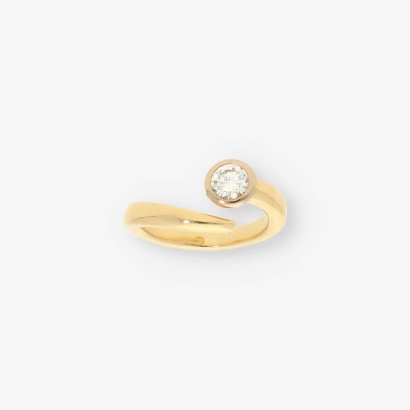 Anillo oro 18kt con brillante