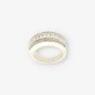 Anillo en oro blanco 18kt con brillantes