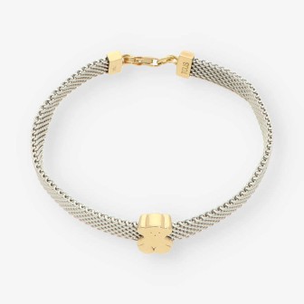 Pulsera acero/oro TOUS