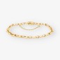 Pulsera de calabrotes en oro 18kt