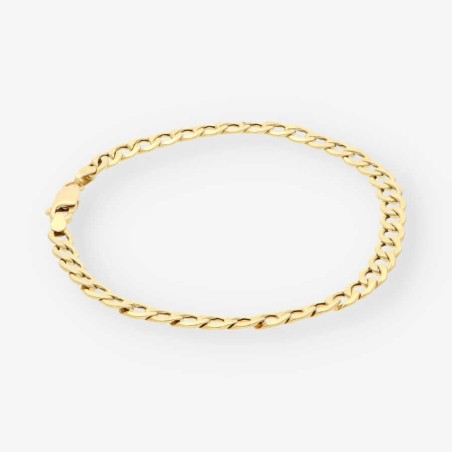 Pulsera barbada en oro 18kt