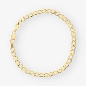 Pulsera barbada en oro 18kt