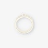 Anillo oro blanco y bri