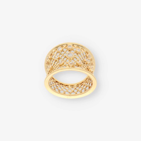 Anillo en oro 18kt con brillantes