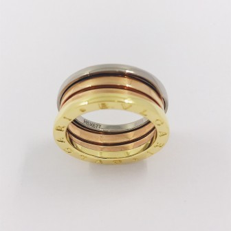 Anillo Bulgari B-Zero1 Nuevo en oro rosa, blanco y amarillo