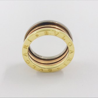 Anillo Bulgari B-Zero1 Nuevo en oro rosa, blanco y amarillo