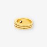 Anillo oro y bri