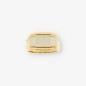 Anillo sello oro bicolor 18kt