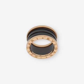 Anillo Bulgari BZero cerÃ¡mica de 4 bandas