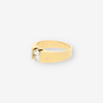 Anillo oro y bri aprox. 1.10 Qt