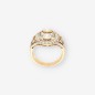 Anillo vintage en oro 18kt con Diamantes