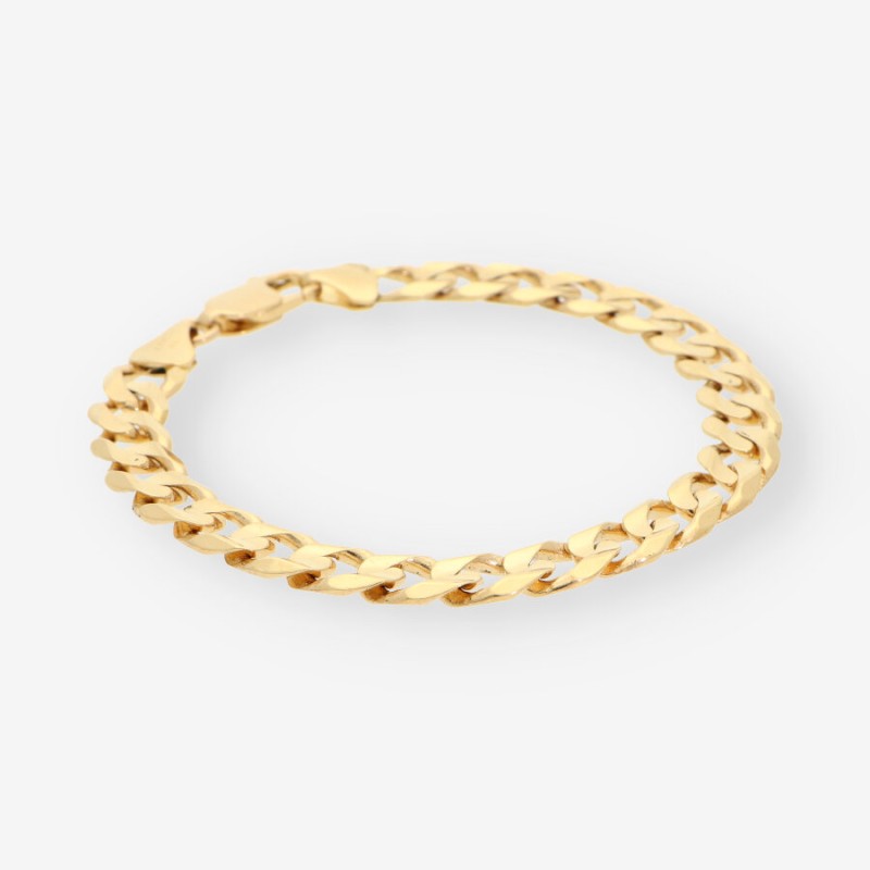 Pulsera barbada en oro 18kt