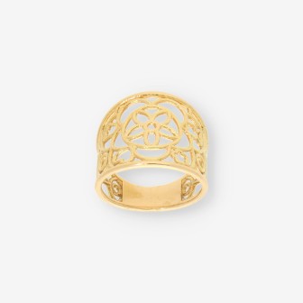 Anillo calado oro TOUS