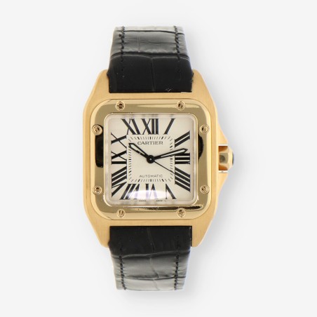 Reloj oro CARTIER Santos 100