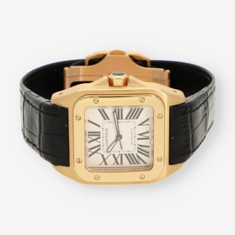 Reloj oro CARTIER Santos 100