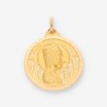 Medalla virgen de Montserrat oro