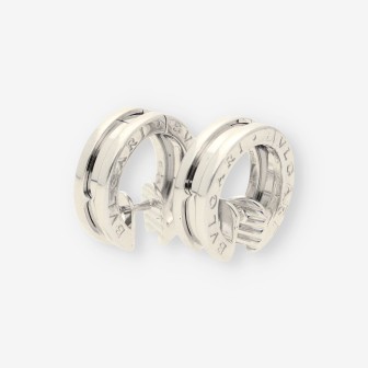 Pendientes oro blanco Bzero BVLGARI