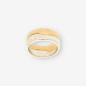 Anillo en oro 18kt bicolor