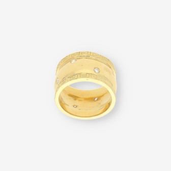 Anillo oro brillante