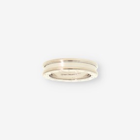 Anillo oro blanco Bzero BVLGARI