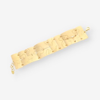 Pulsera oro puzzle TOUS