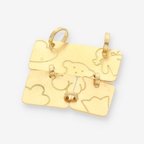 Colgante oro 18kt  puzzle TOUS