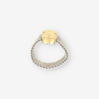 Anillo oso oro/acero TOUS