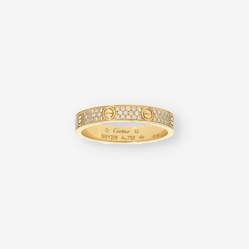 Anillo oro Love CARTIER brillantes