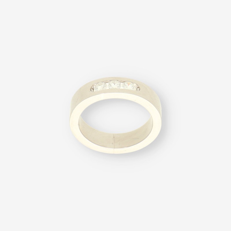 Anillo platino y bri CELLINI
