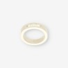 Anillo platino y bri CELLINI