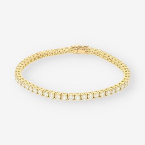 Pulsera riviere oro y bri aprox.5,60 Qt