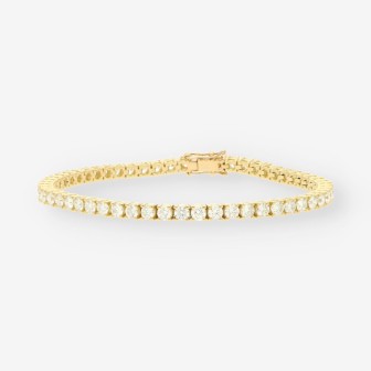 Pulsera riviere oro y bri aprox.5,60 Qt