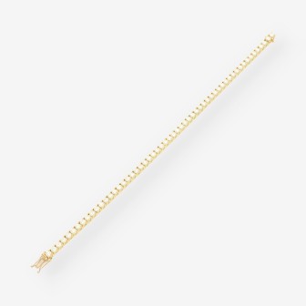 Pulsera riviere oro y bri aprox.5,60 Qt