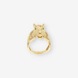 Anillo caballo oro