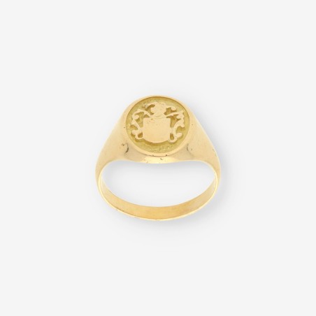 sello heraldico en oro 18kt